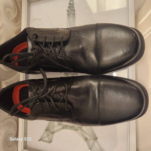 Rockport Men's "Taylor Cap Toe" Black Oxfords. NIB. Size 10 XW - Picture 7 of 14